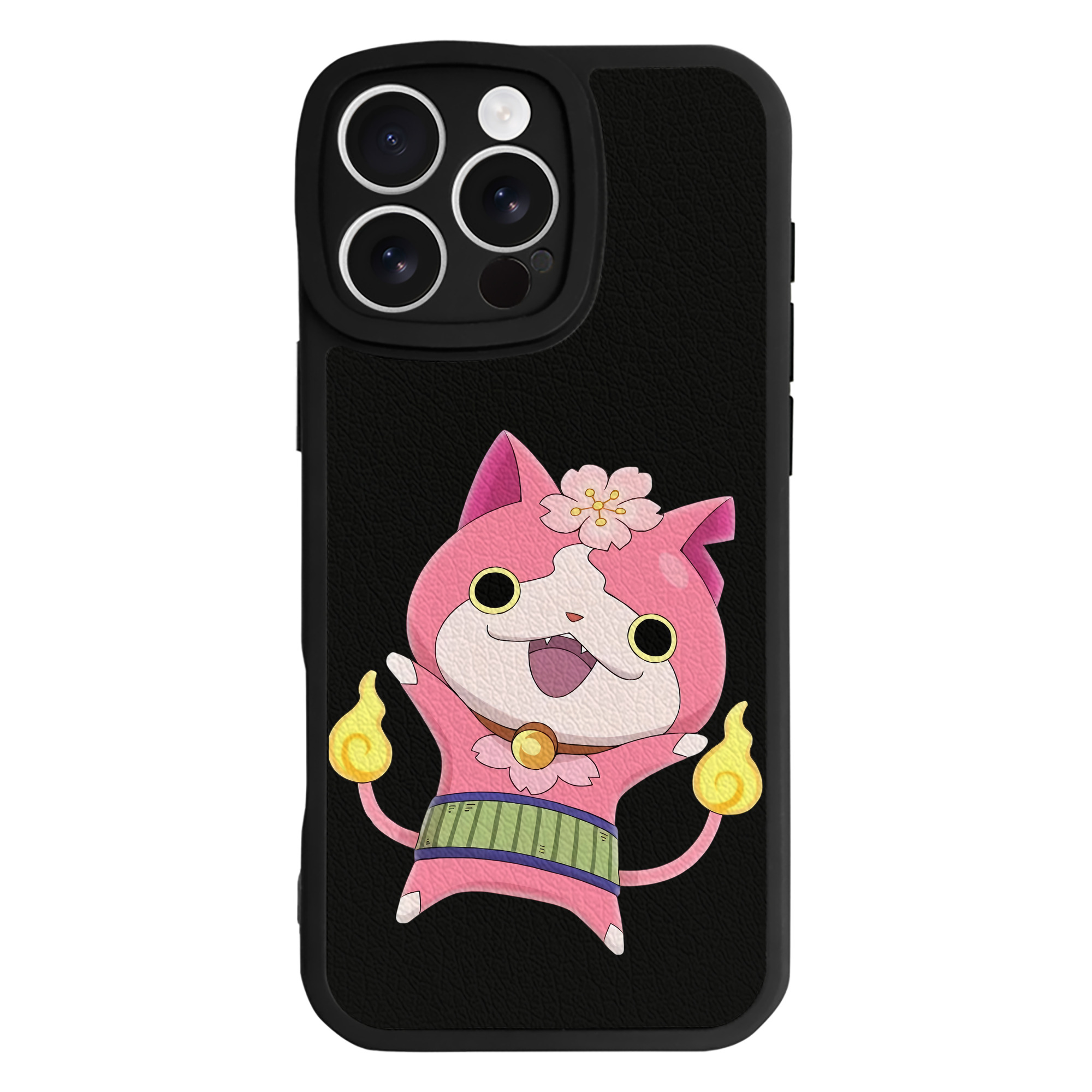 （画像用） 妖怪ウォッチ Yo-kai Watch 【iPhone 16シリーズ対応】シリコンスマホケース（レザー調） 材質：シリコン